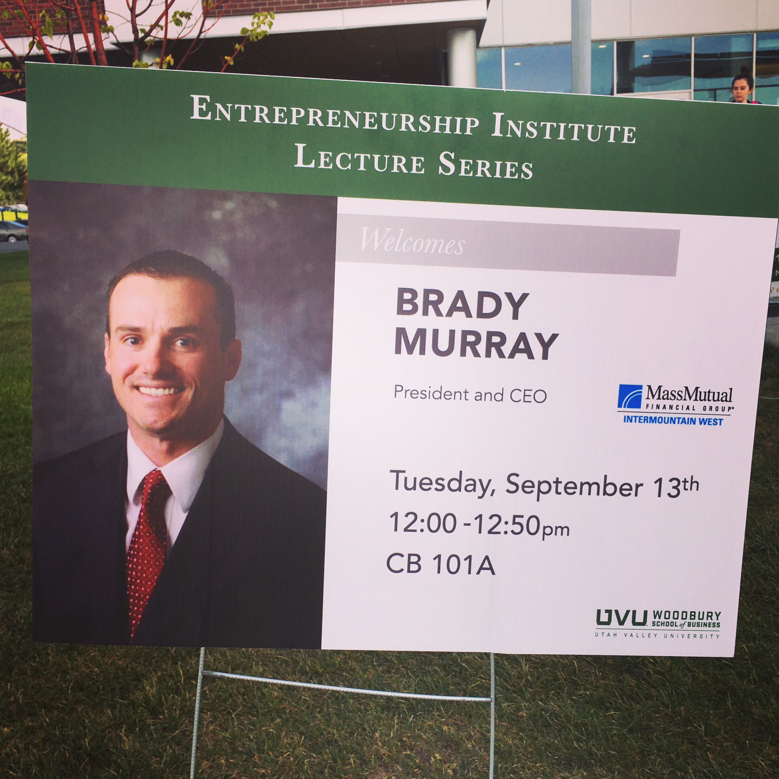 UVU: Entrepreneurship Lecture – Brady Murray